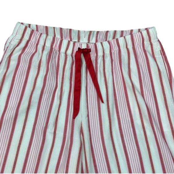 NWOT VICTORIA'S SECRET Flannel Pajama Cozy PJ Set Red Candy Cane Stripe M - Picture 14 of 15